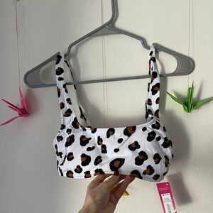 Leopard print bikini top from xhilaration